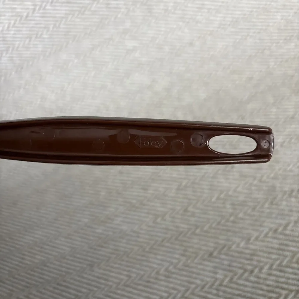 Vintage Foley Nylon Plastic Brown Single Slotted‎ Spatula Flipper Turner